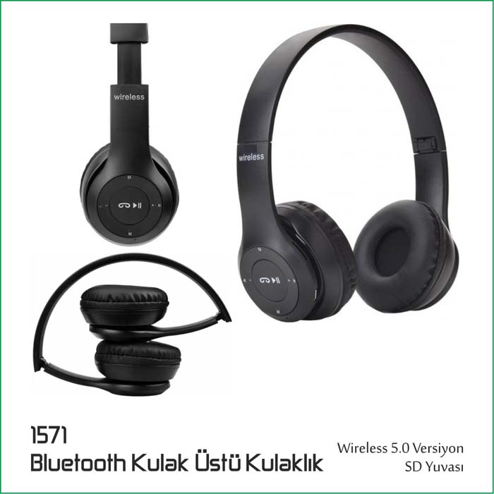 1571 Bluetooth Kulak Üstü Kulaklık