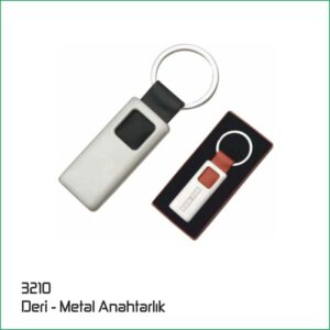 3210 Deri – Metal Anahtarlık