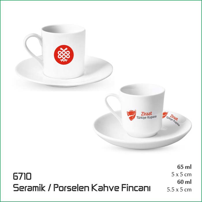 6710 Seramik / Porselen Kahve Fincanı